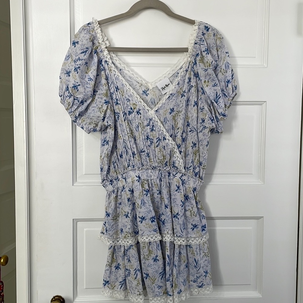 Floral mini dress
